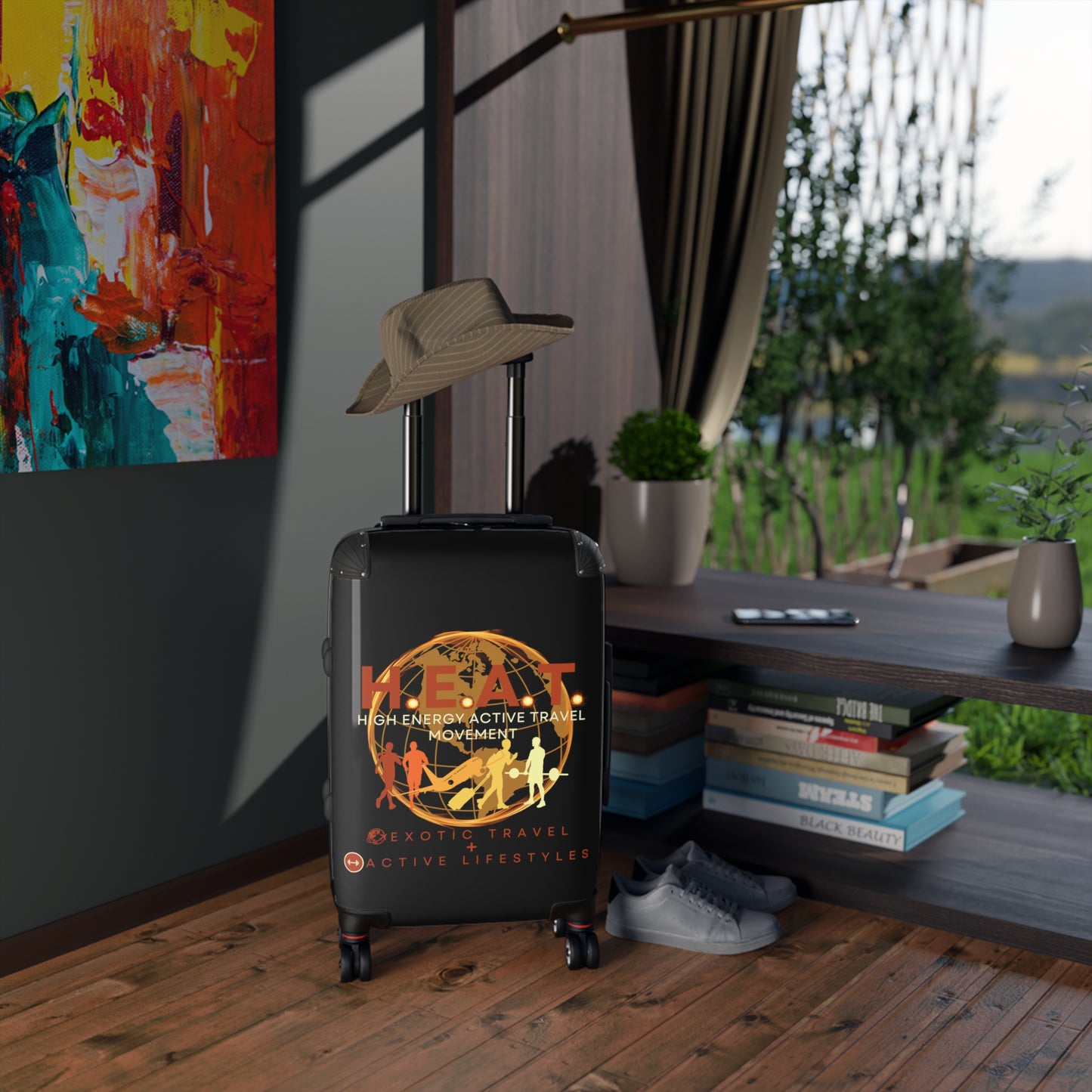 Premium H.E.A.T. Logo Travel Suitcase (Small, Med, Large)