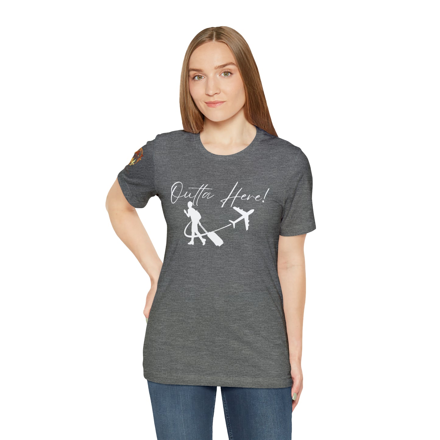 Outta Here! H.E.A.T. Logo Short Sleeve Tee
