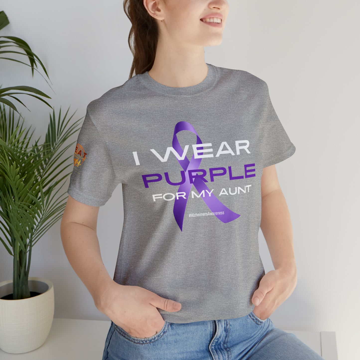 Purple for a Purpose - Aunt Short Sleeve Tee