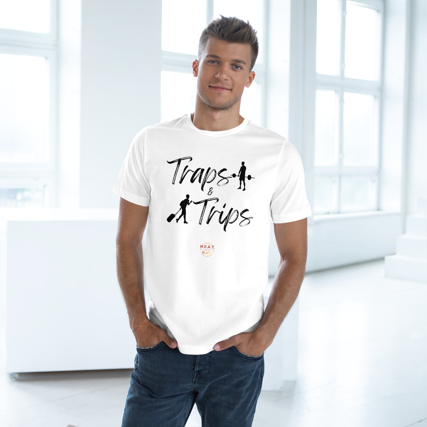 Traps and Trips H.E.A.T. Logo Shirt Front/Back Print