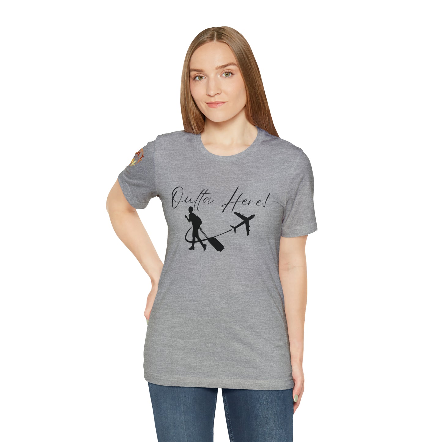 Outta Here! H.E.A.T. Logo Short Sleeve Tee