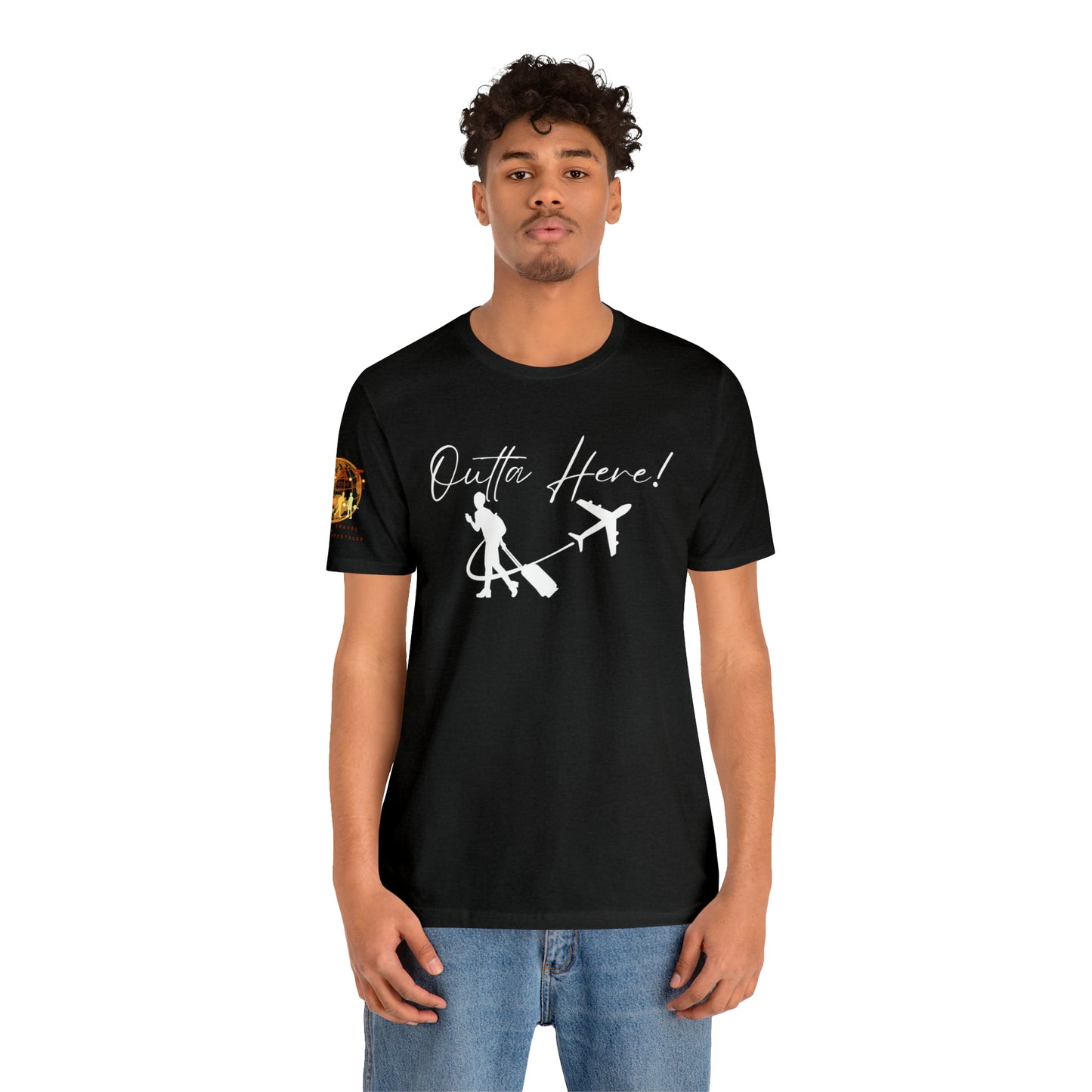 Outta Here! H.E.A.T. Logo Short Sleeve Tee