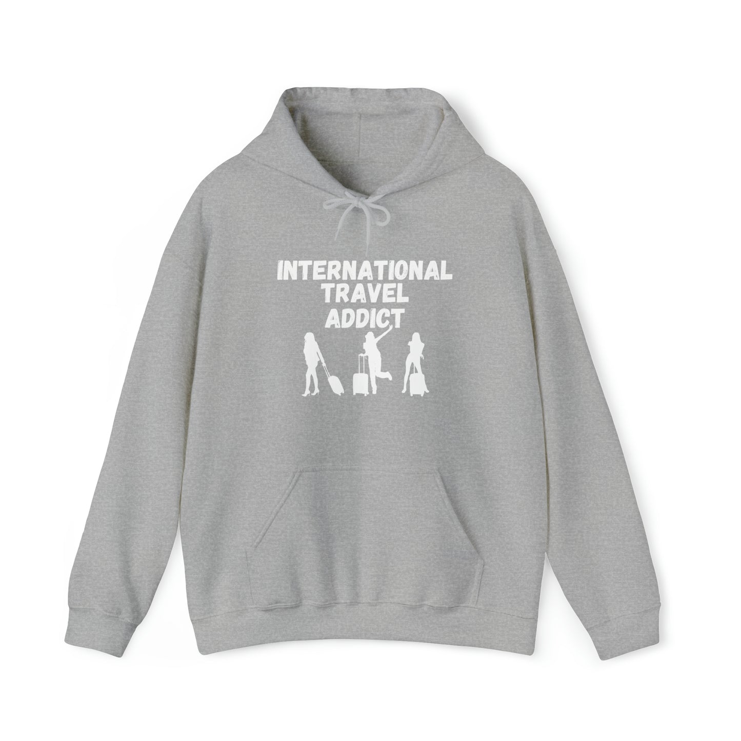 International Travel Addict Hoodie for Women