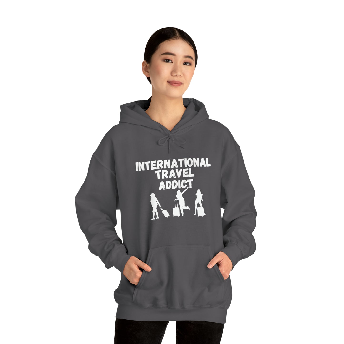 International Travel Addict Hoodie for Women