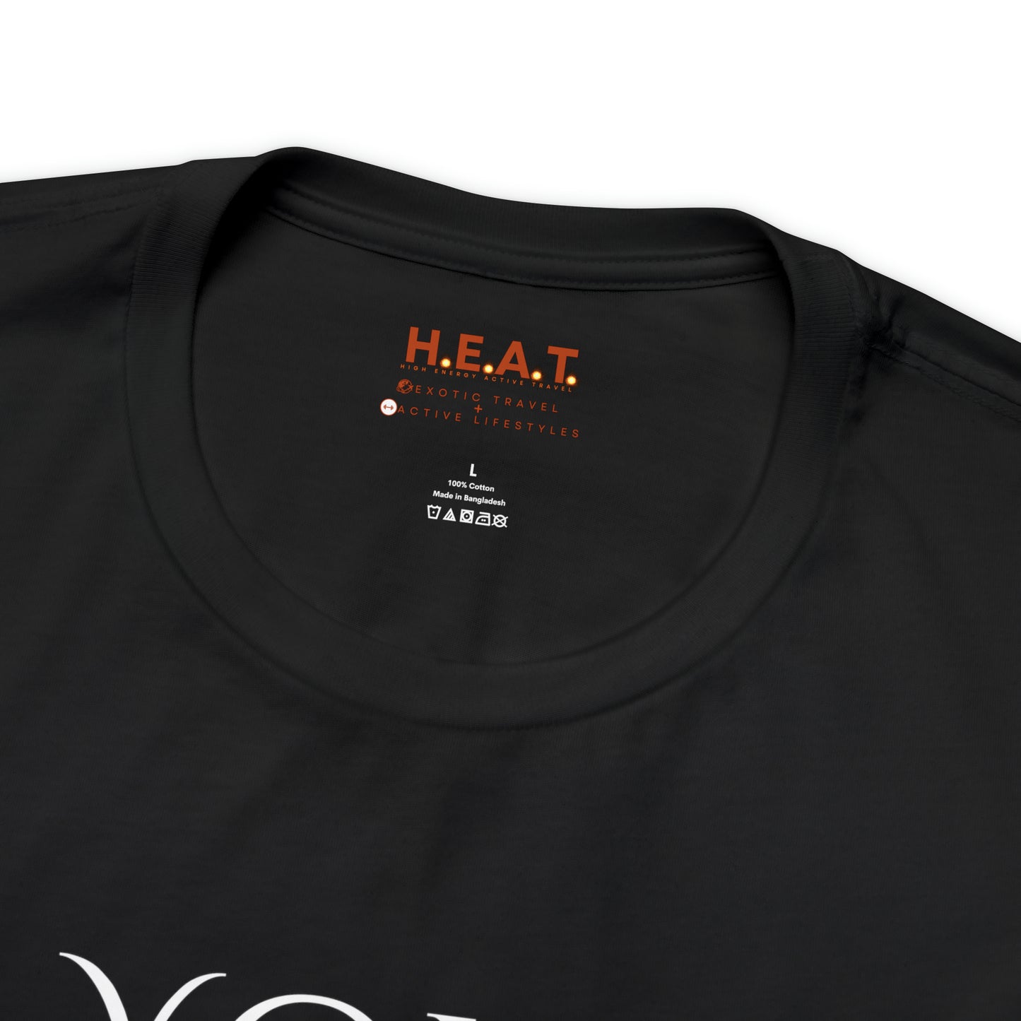 Your Comfort Zone Will Kill You H.E.A.T. Logo Short Sleeve Tee