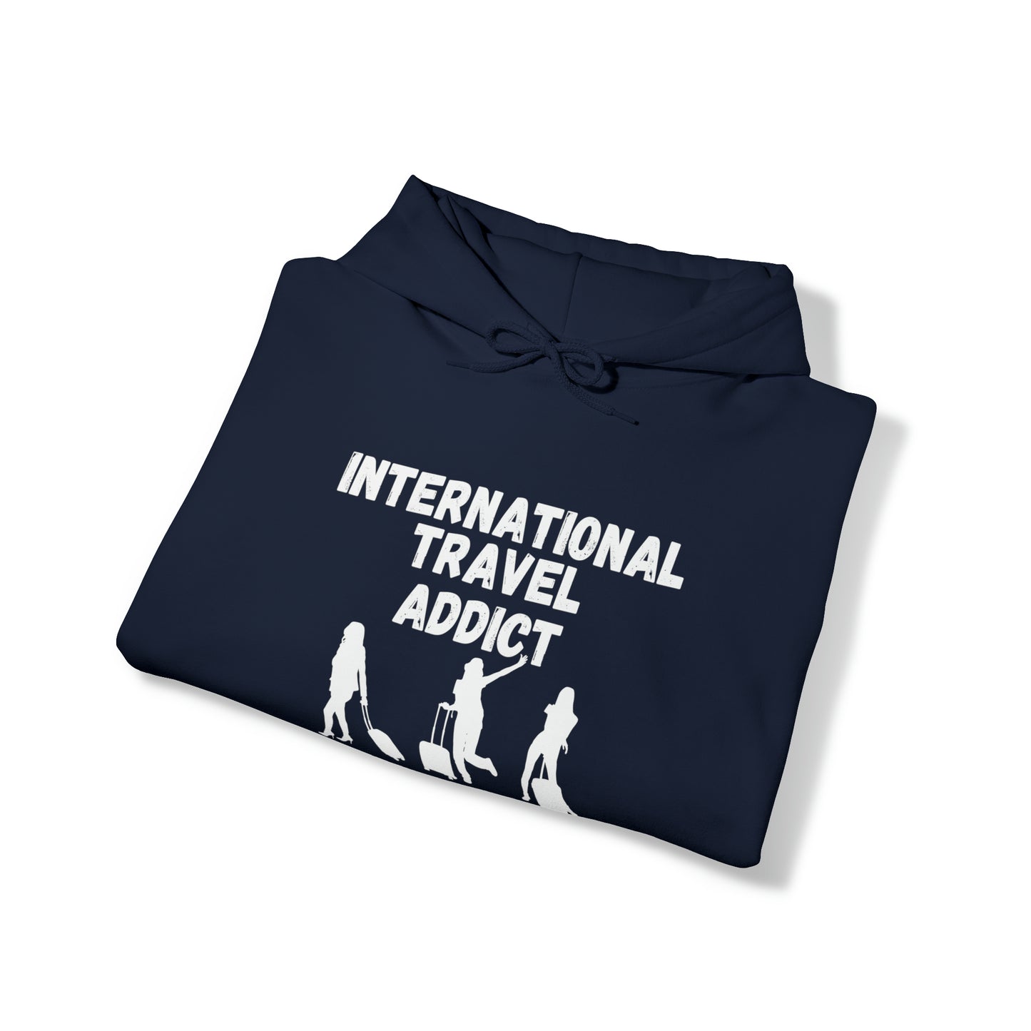 International Travel Addict Hoodie for Women