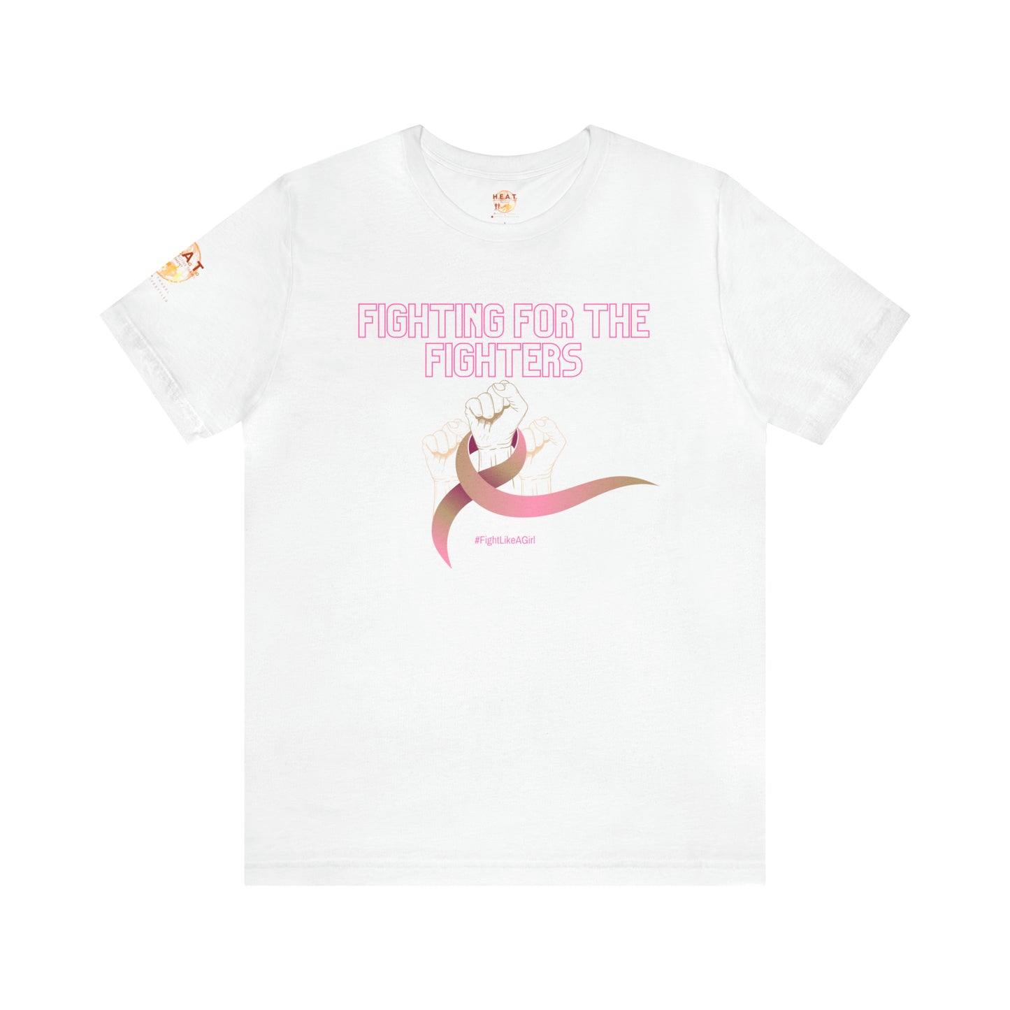Fighting for the Fighters Breast Cancer Short Sleeve Tee