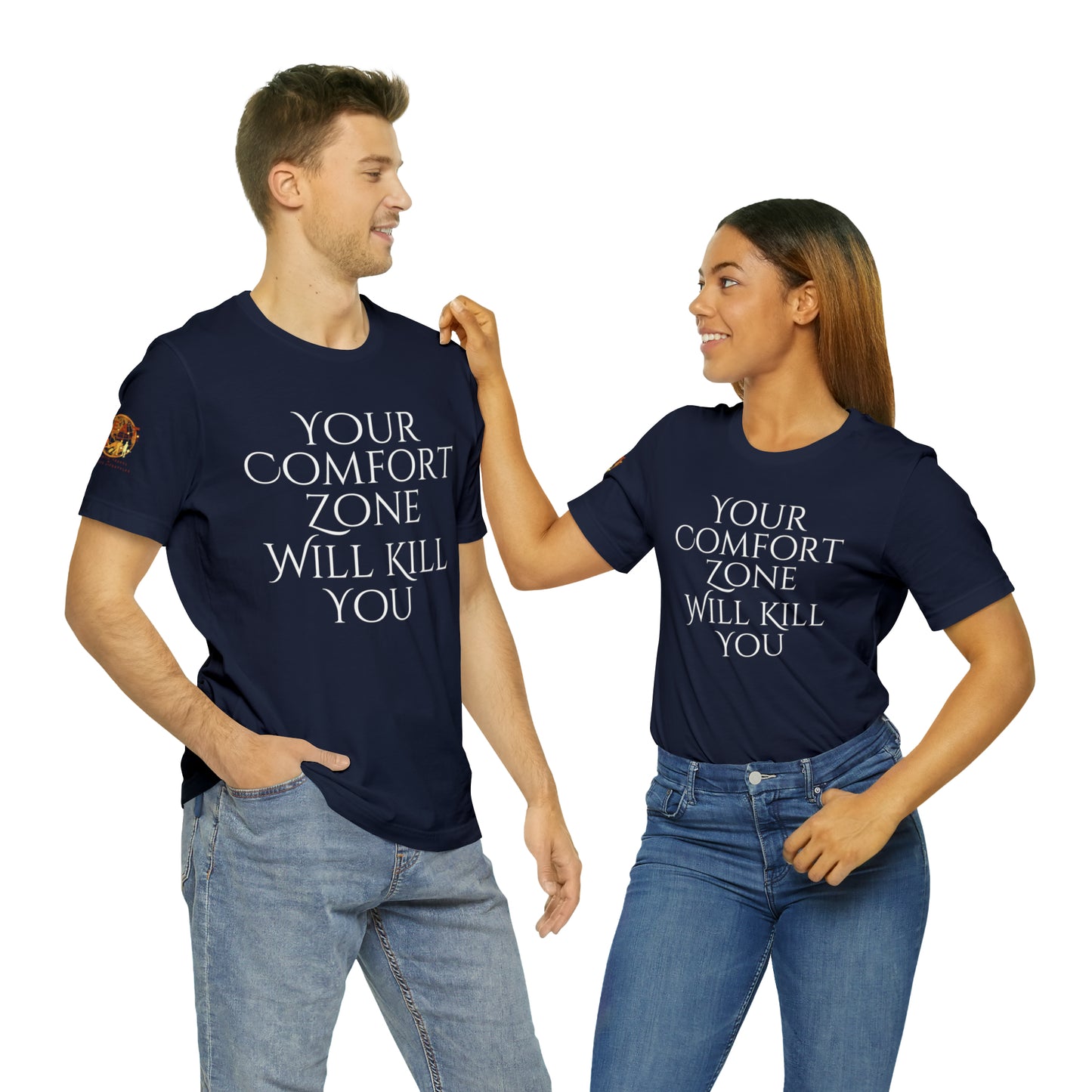 Your Comfort Zone Will Kill You H.E.A.T. Logo Short Sleeve Tee