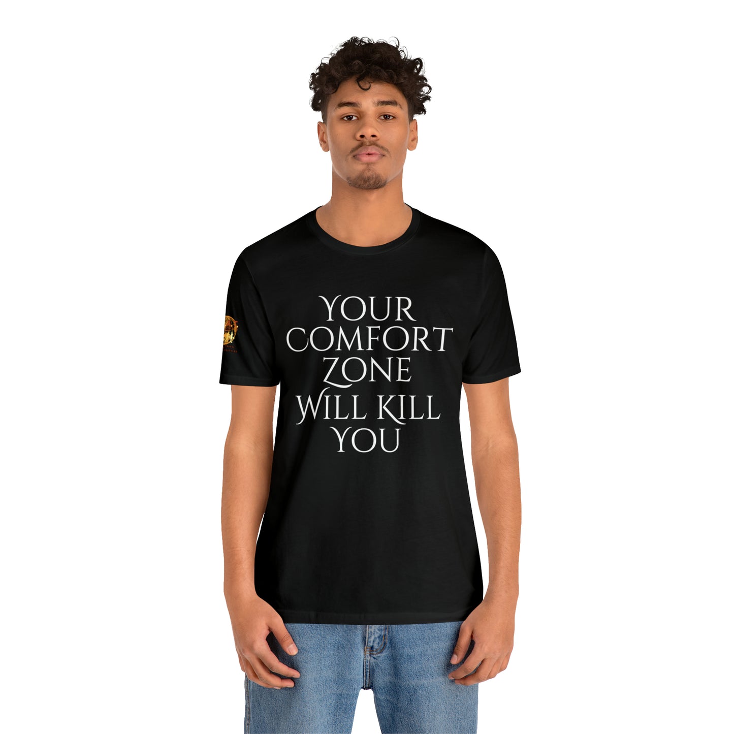 Your Comfort Zone Will Kill You H.E.A.T. Logo Short Sleeve Tee