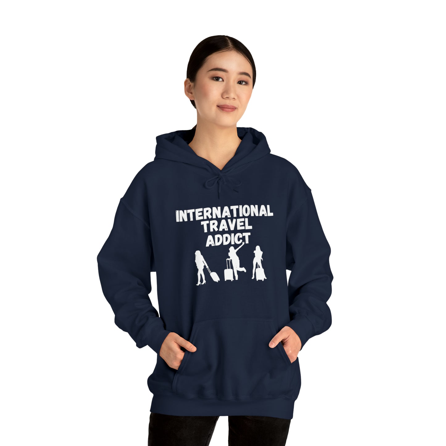 International Travel Addict Hoodie for Women