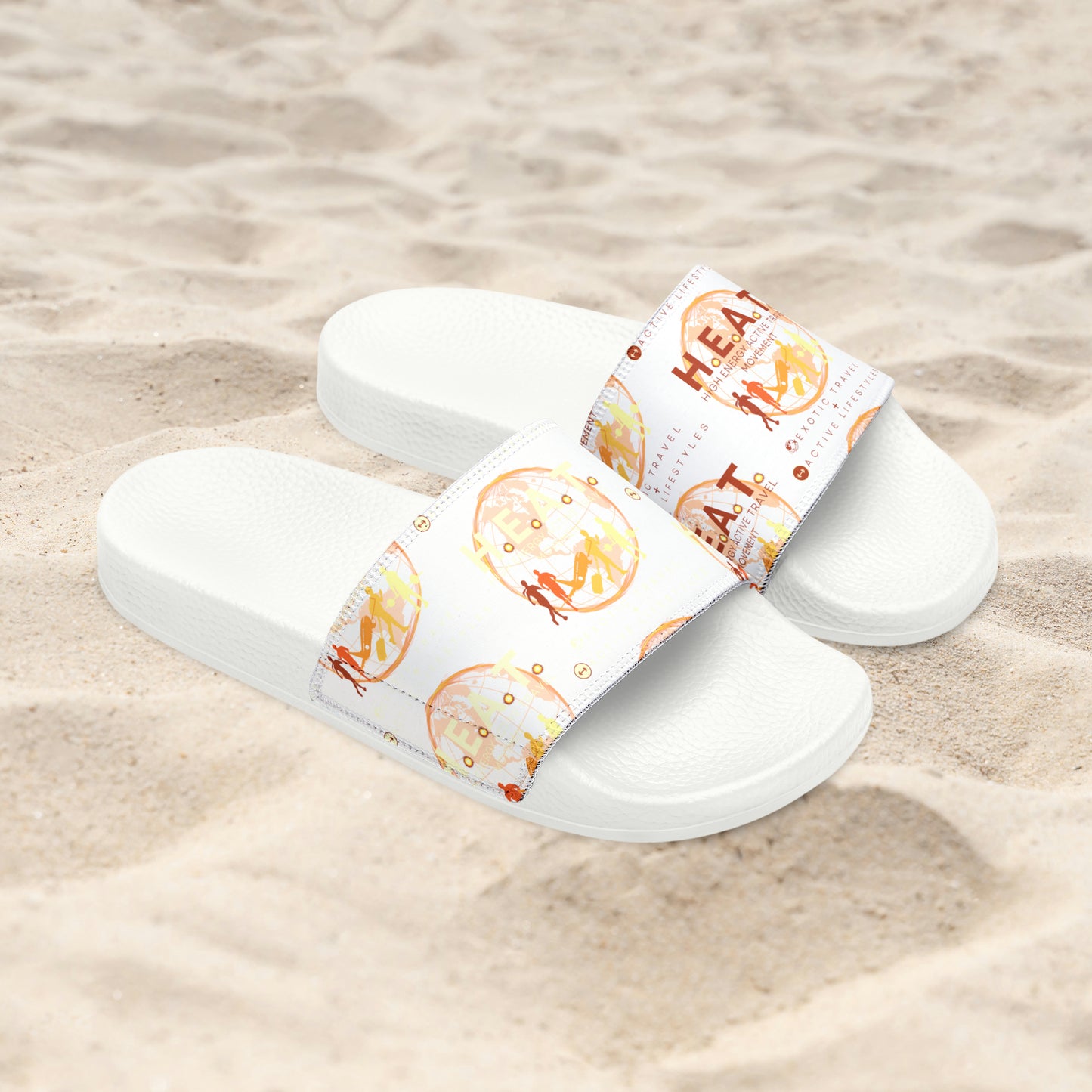 H.E.A.T. Logo Slide Sandals