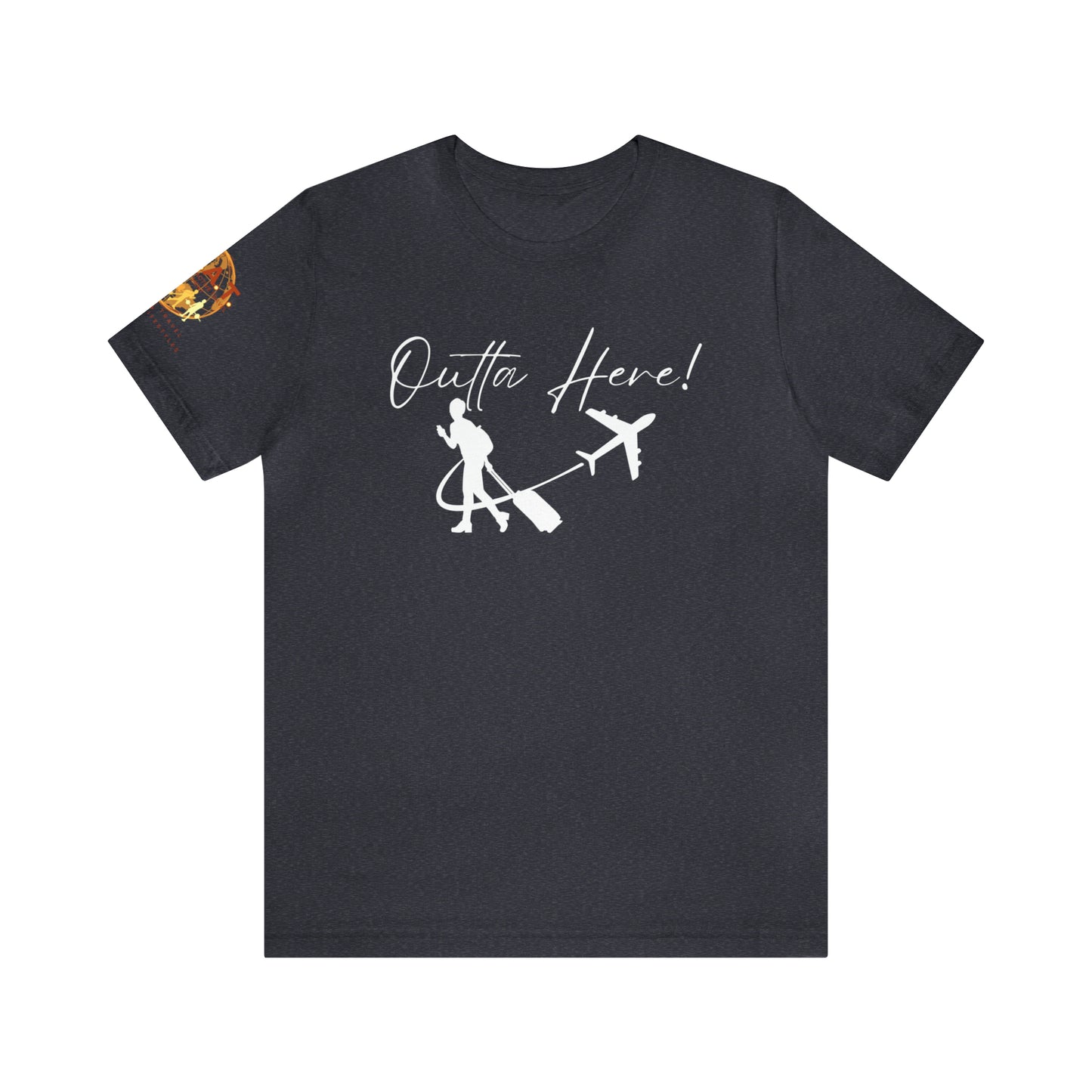 Outta Here! H.E.A.T. Logo Short Sleeve Tee