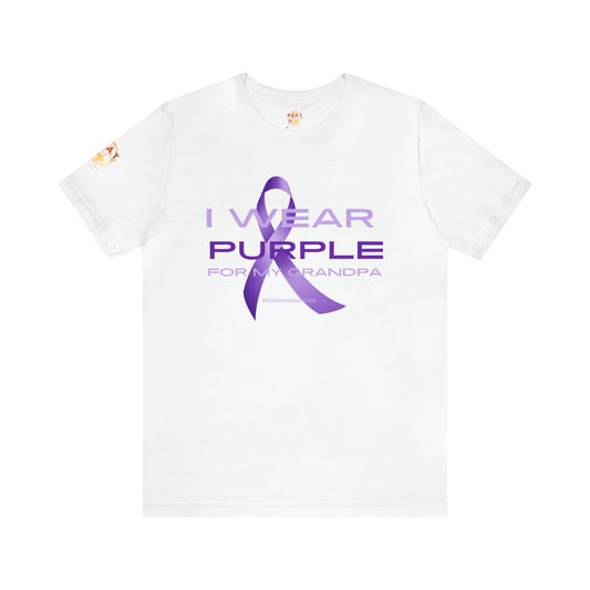 Purple for a Purpose - Grandpa Short Sleeve Tee