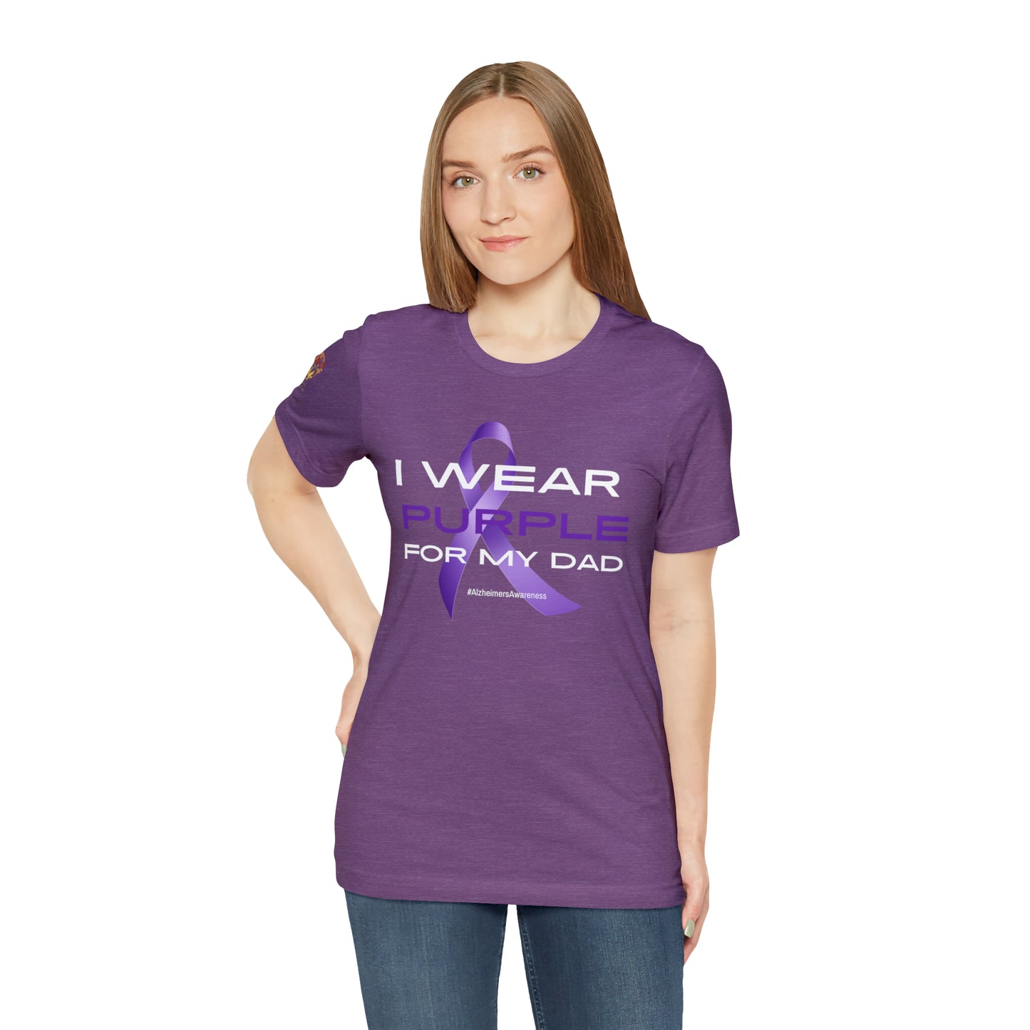Purple for a Purpose - Dad Short Sleeve Tee