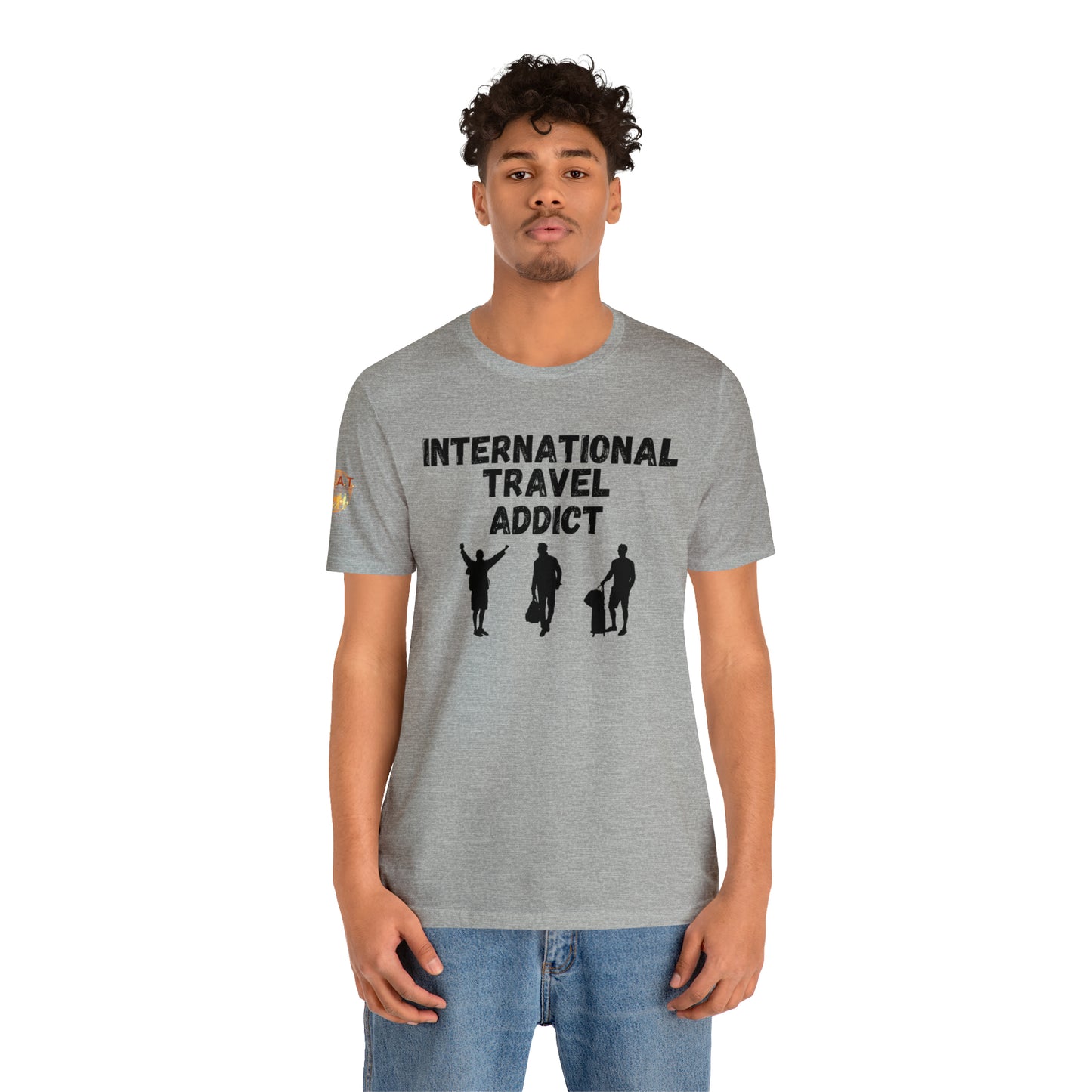 International Travel Addict - Men's Short Sleeve Tee