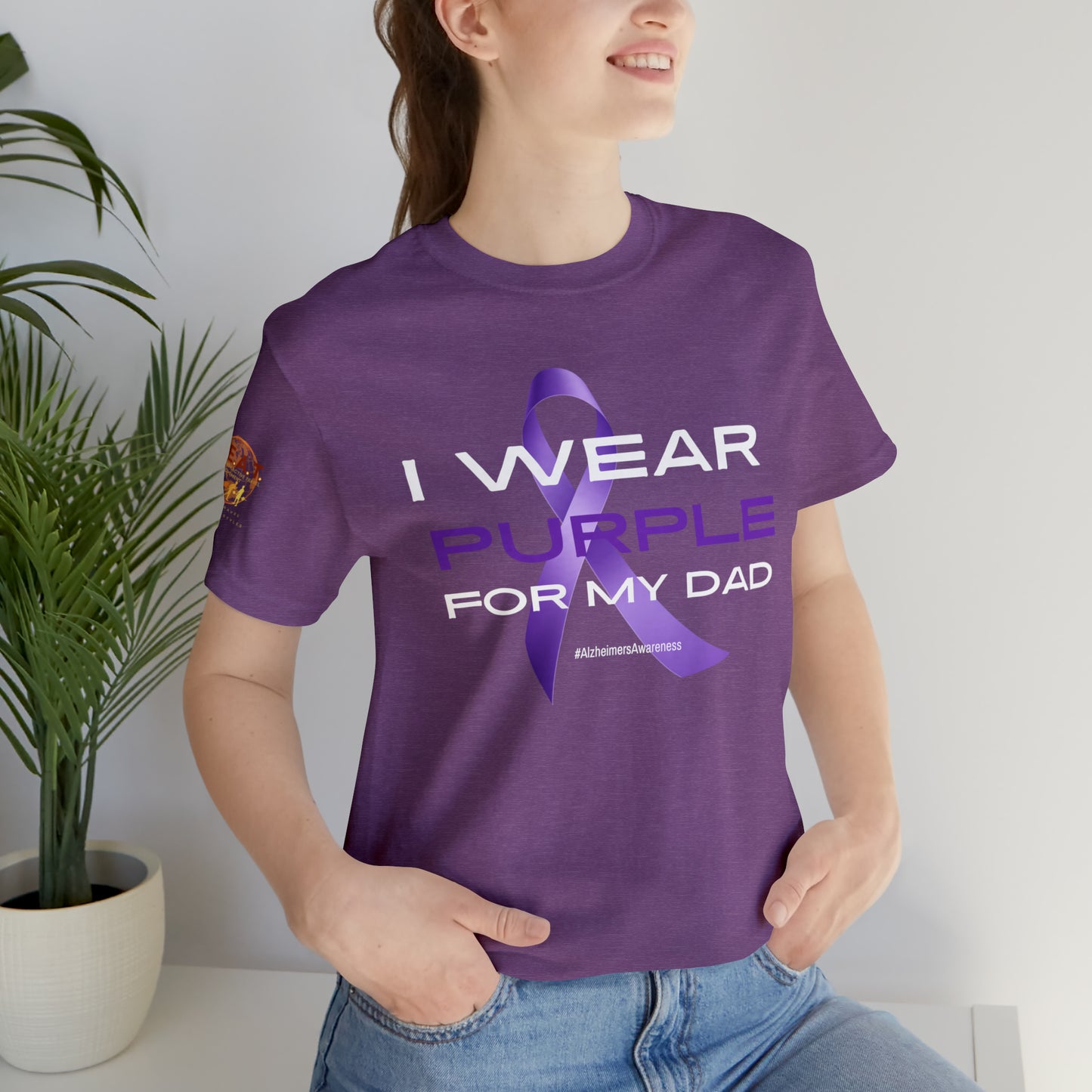 Purple for a Purpose - Dad Short Sleeve Tee
