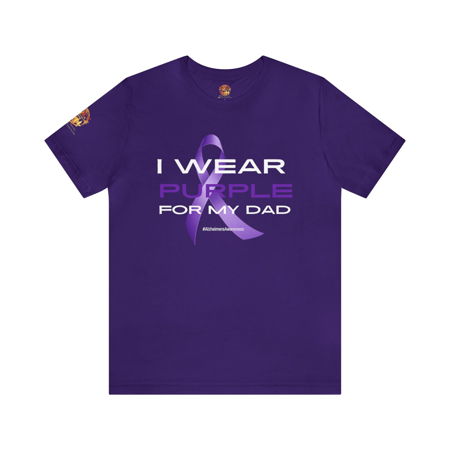 Purple for a Purpose - Dad Short Sleeve Tee