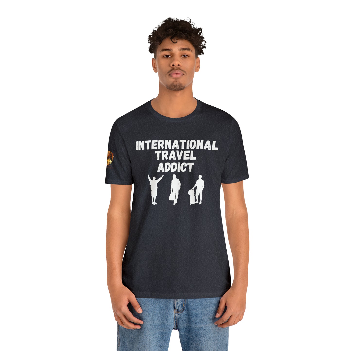 International Travel Addict - Men's Short Sleeve Tee