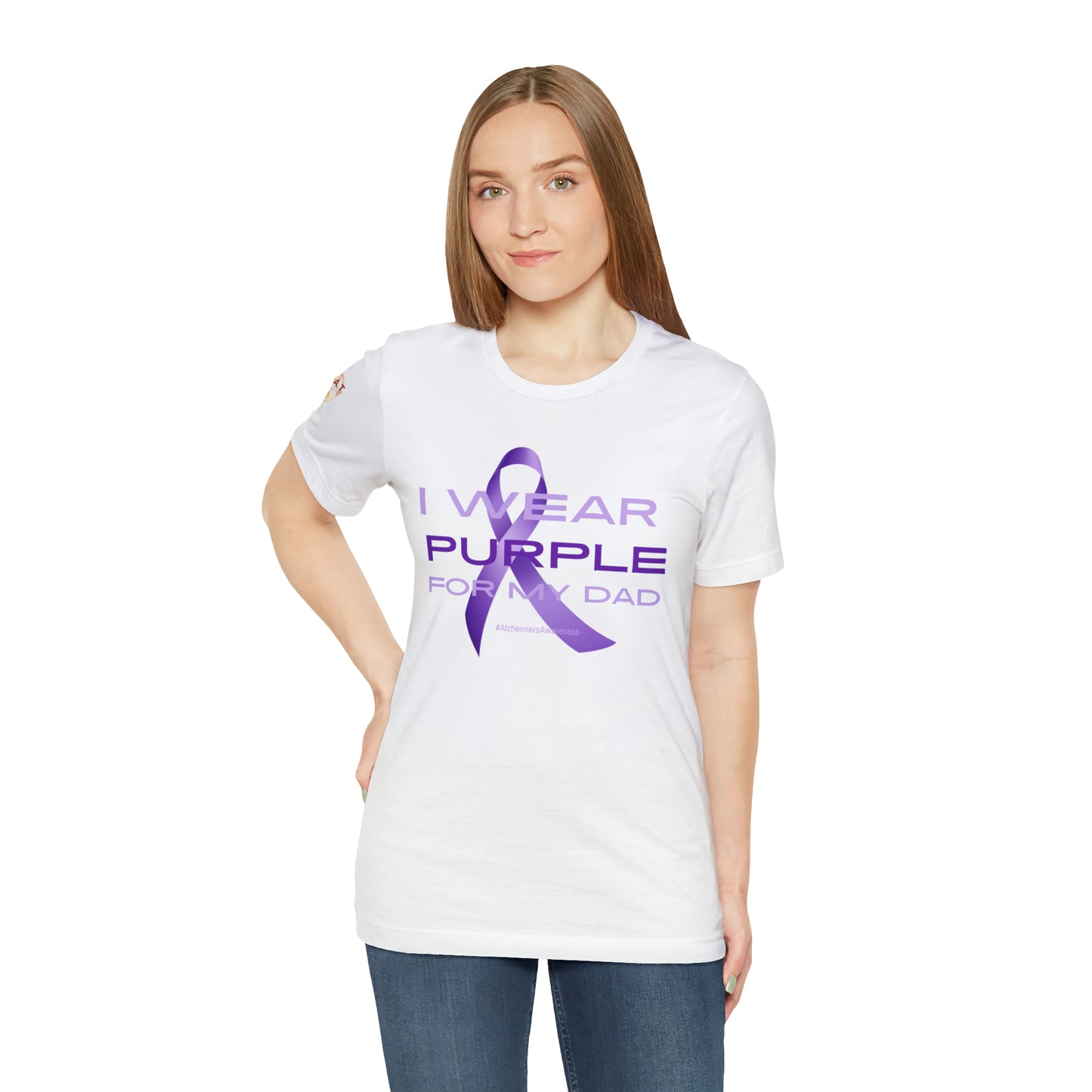 Purple for a Purpose - Dad Short Sleeve Tee