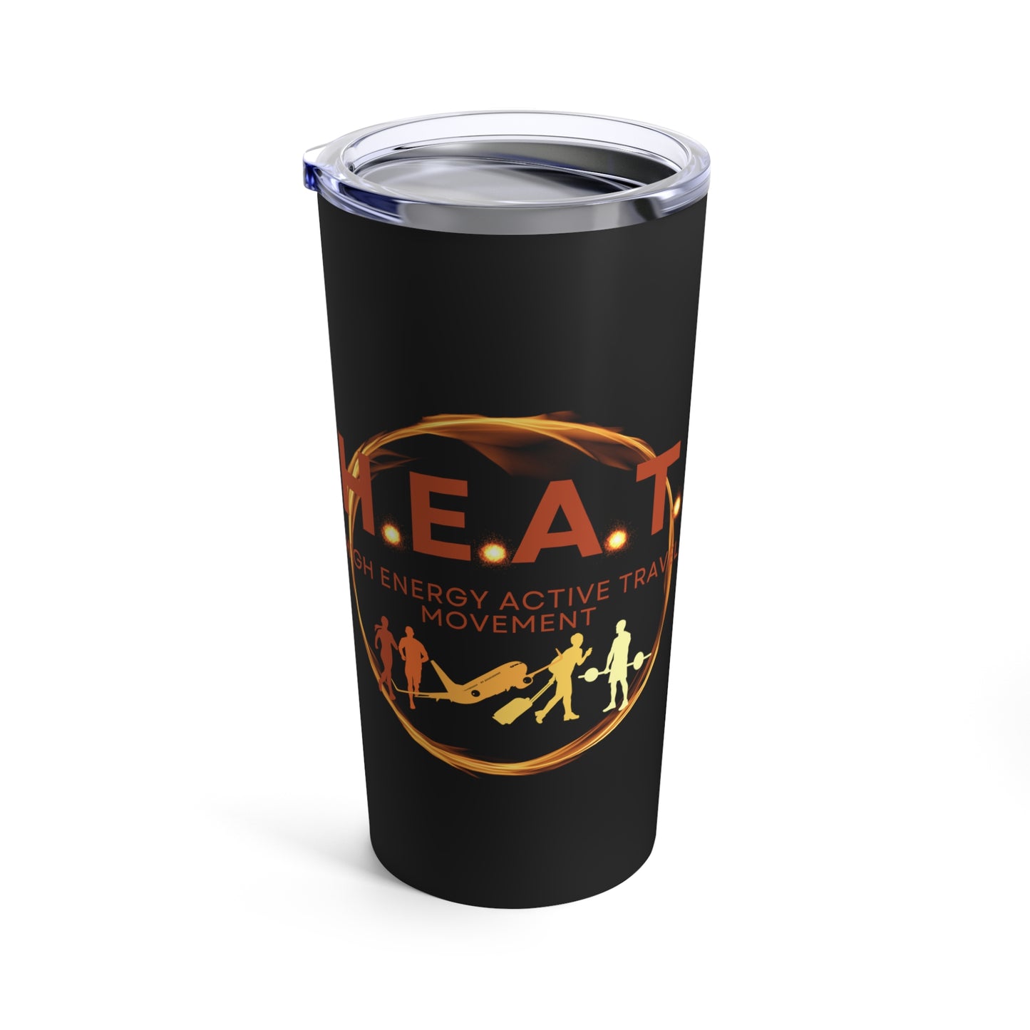 H.E.A.T. Logo Tumbler 20oz - Black