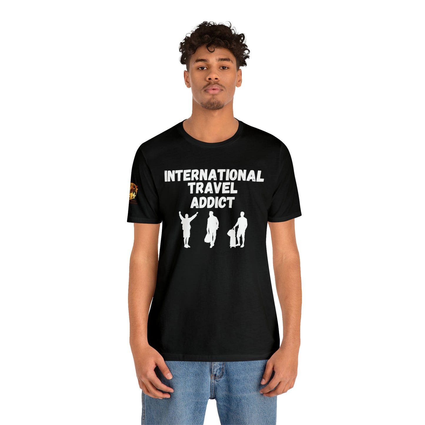 International Travel Addict - Men's Short Sleeve Tee