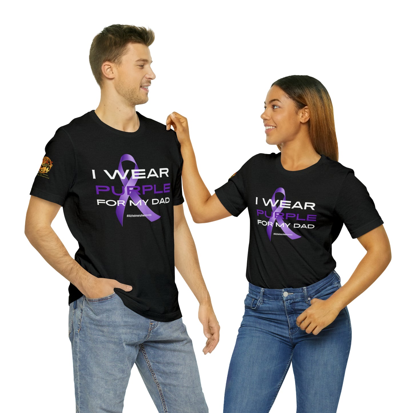 Purple for a Purpose - Dad Short Sleeve Tee
