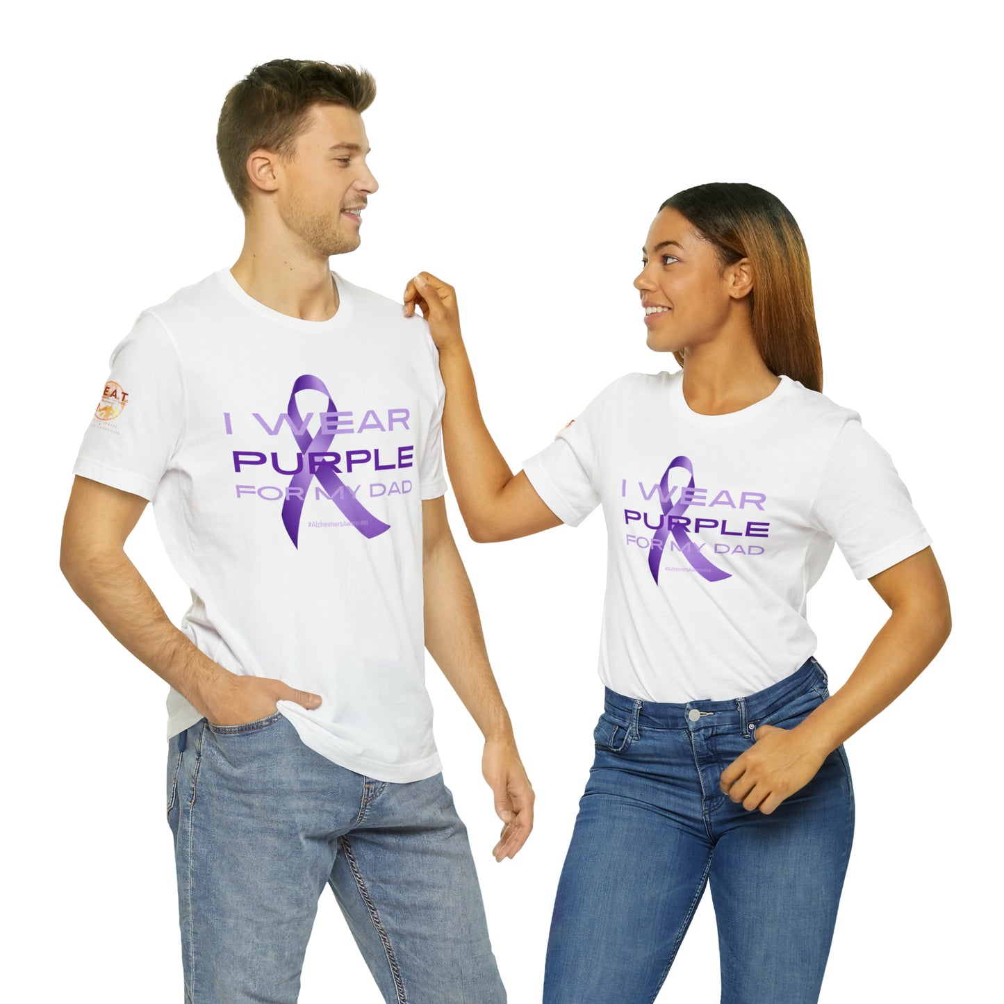 Purple for a Purpose - Dad Short Sleeve Tee