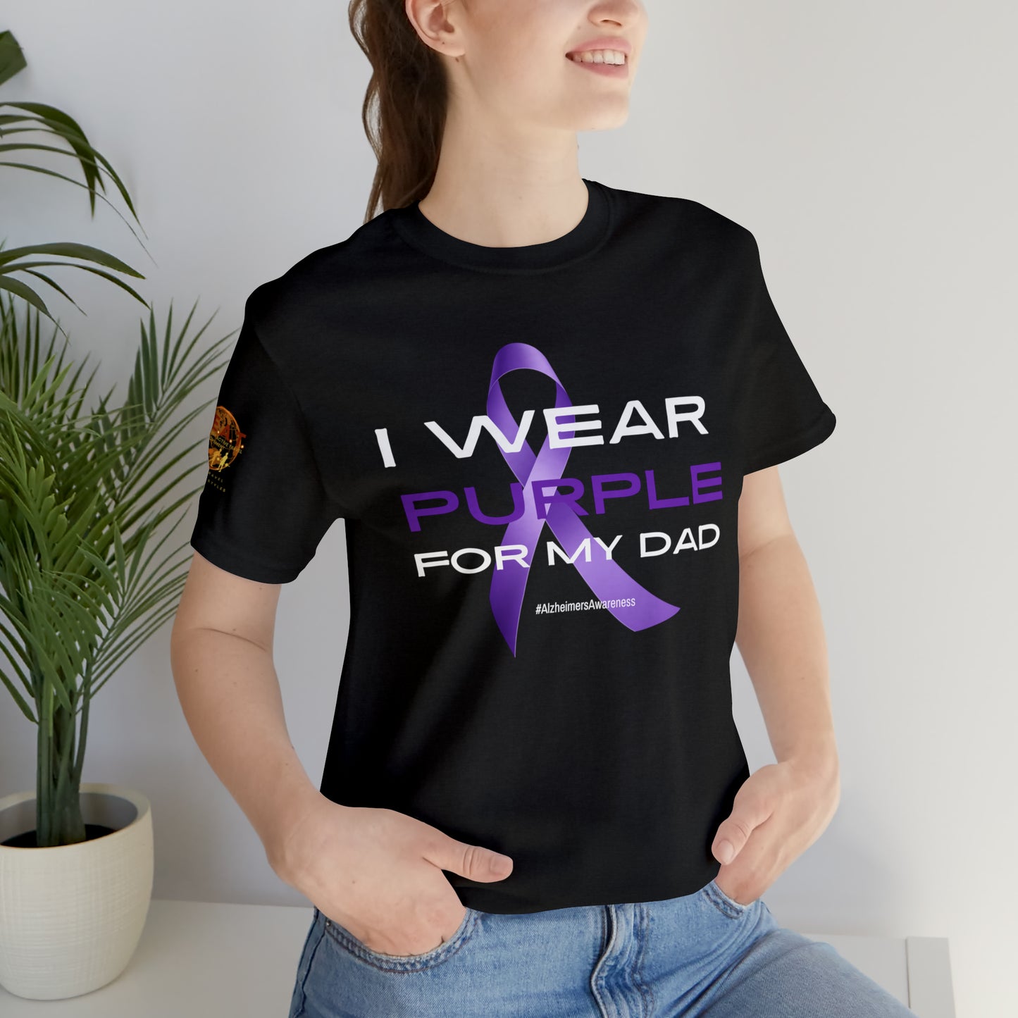 Purple for a Purpose - Dad Short Sleeve Tee