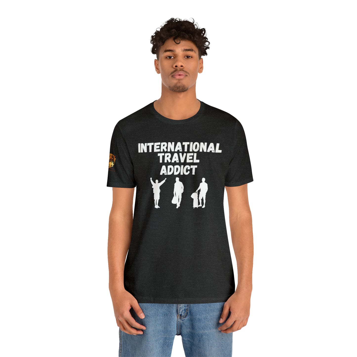 International Travel Addict - Men's Short Sleeve Tee