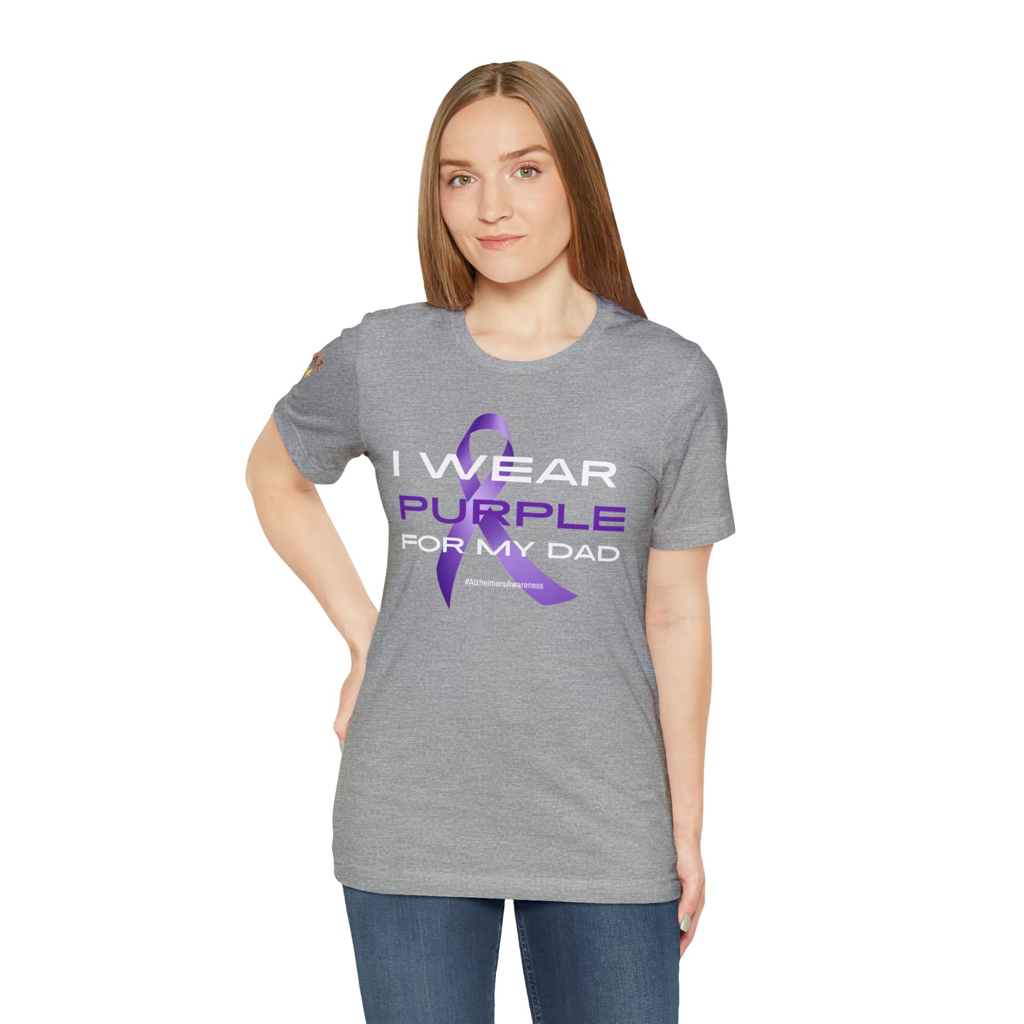 Purple for a Purpose - Dad Short Sleeve Tee