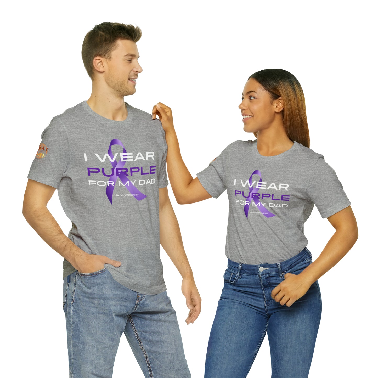 Purple for a Purpose - Dad Short Sleeve Tee