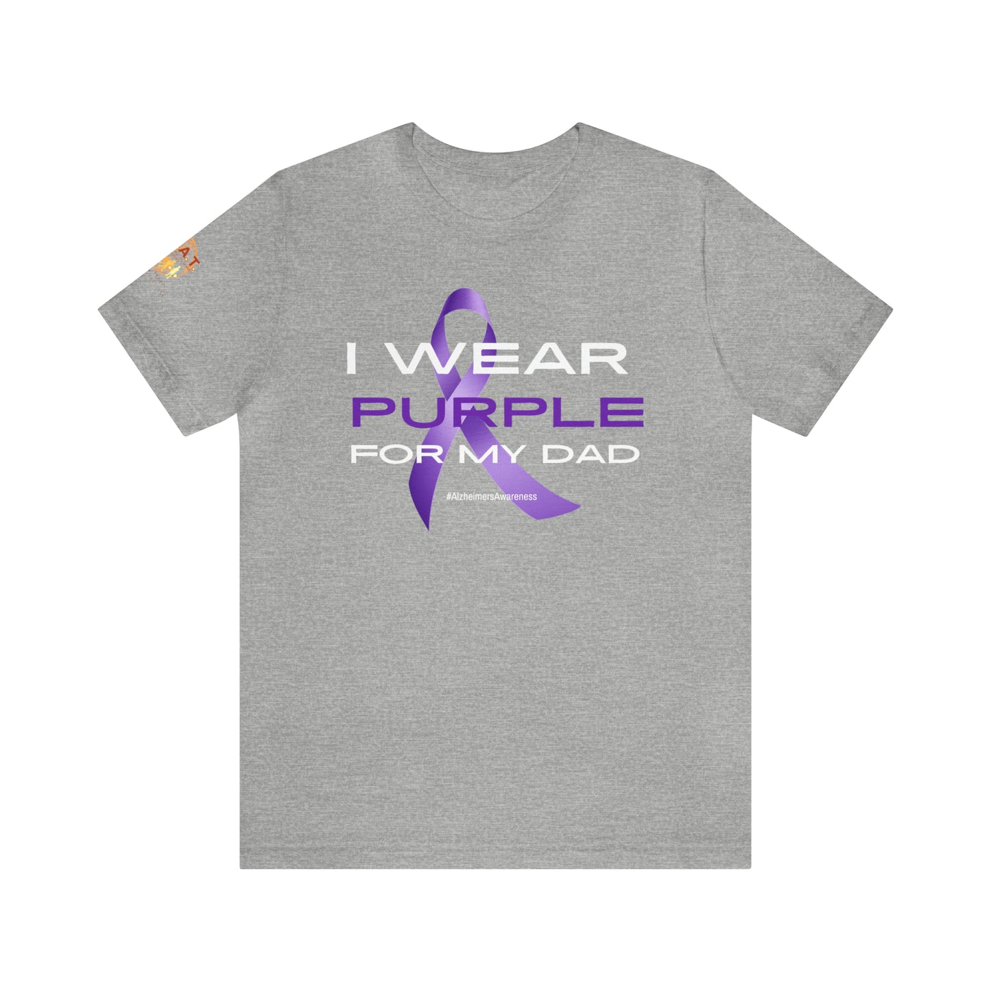 Purple for a Purpose - Dad Short Sleeve Tee