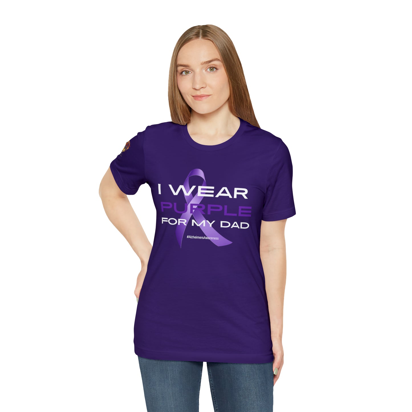 Purple for a Purpose - Dad Short Sleeve Tee