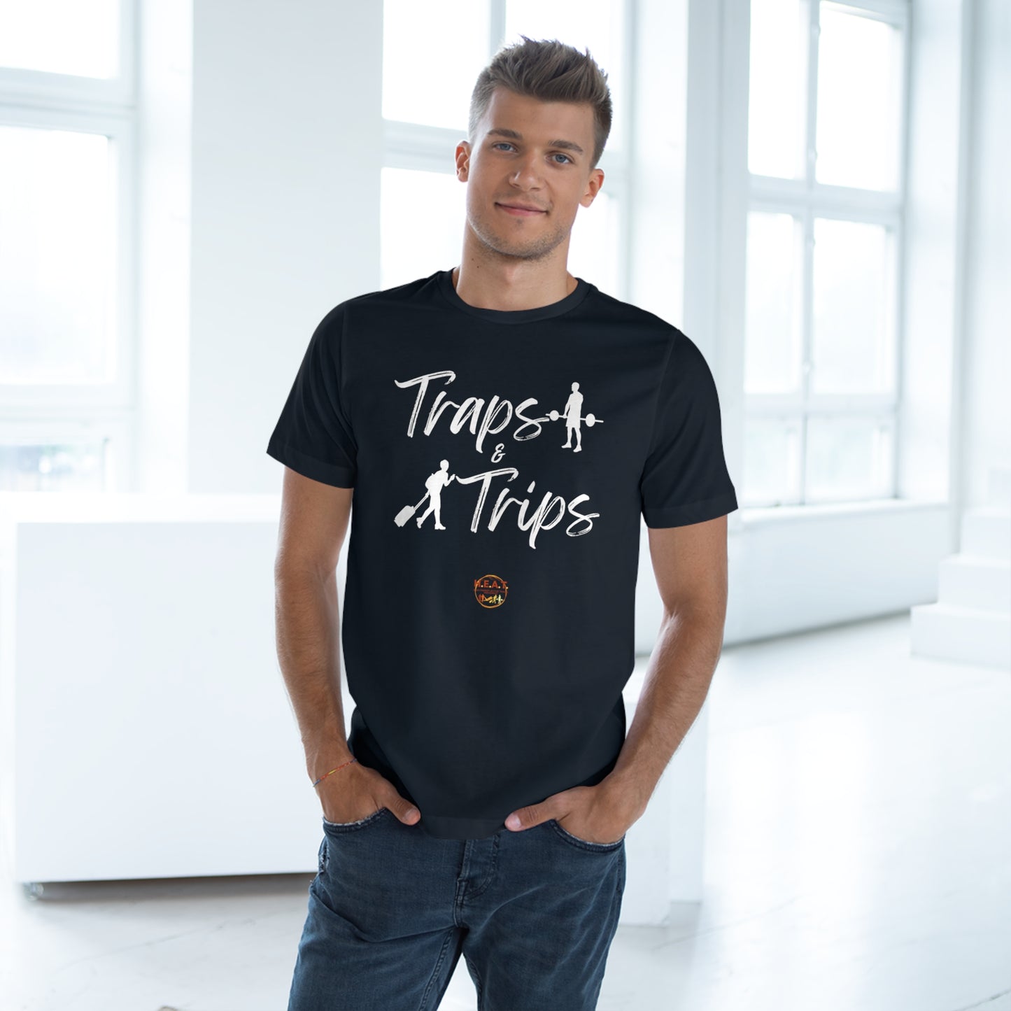 Traps and Trips H.E.A.T. Logo Shirt Front/Back Print