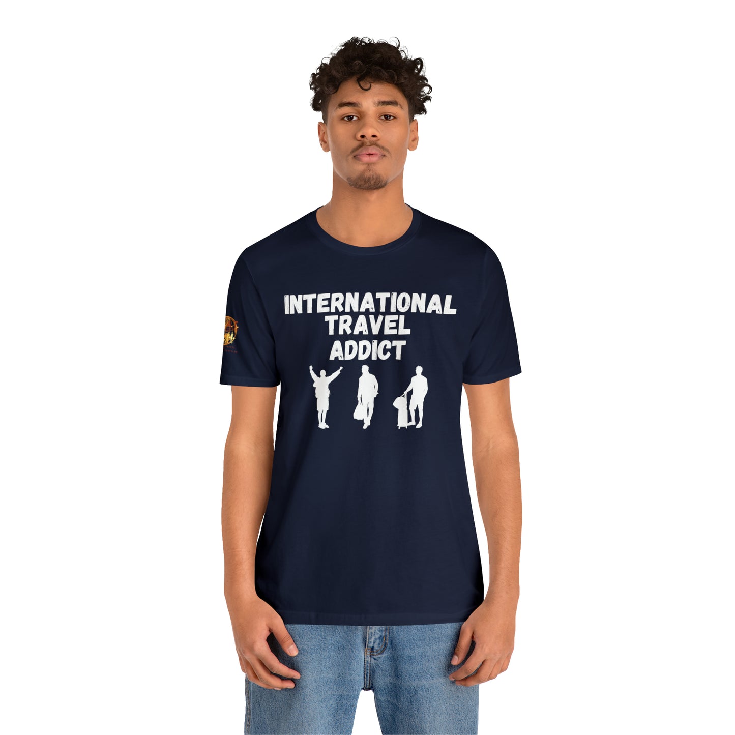 International Travel Addict - Men's Short Sleeve Tee
