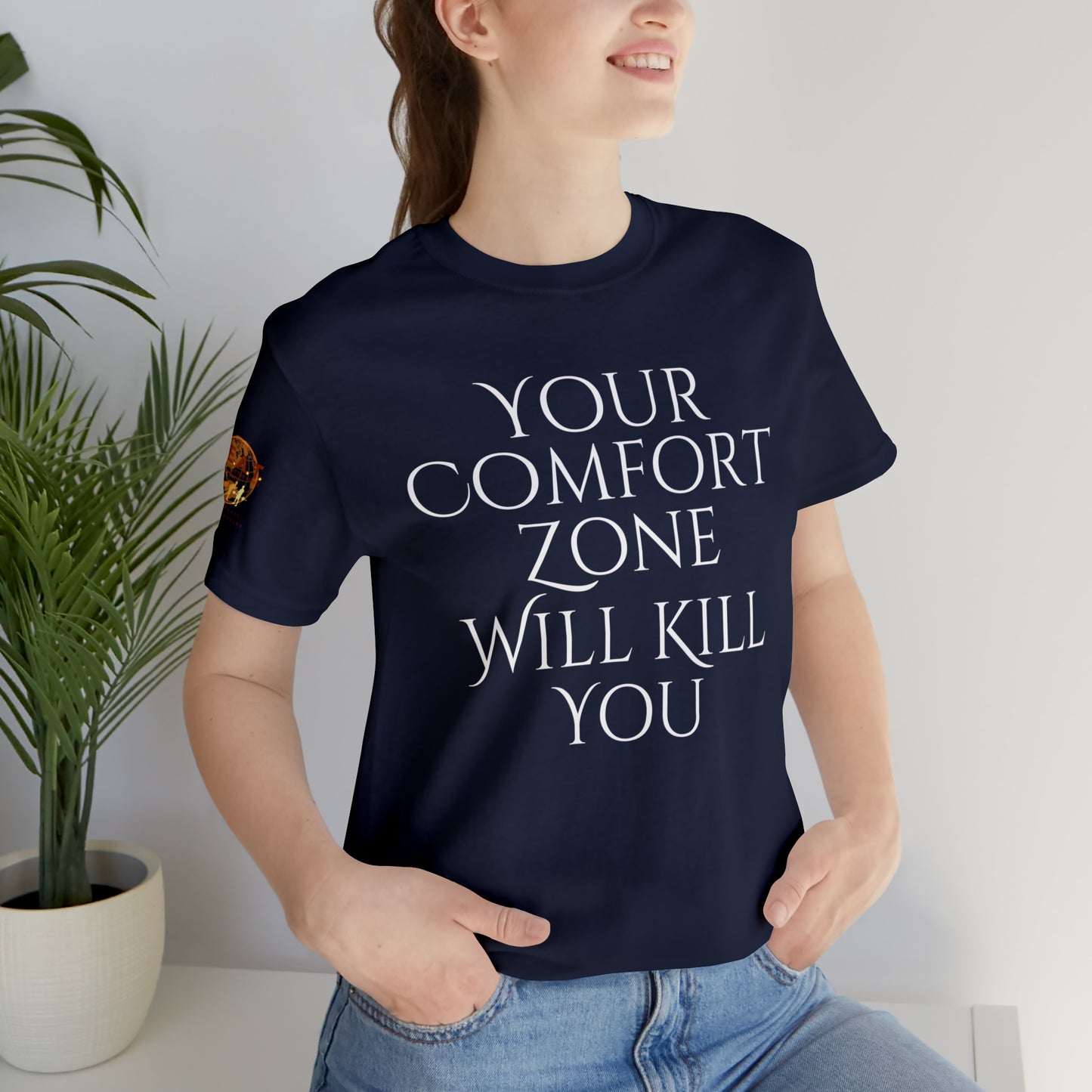 Your Comfort Zone Will Kill You H.E.A.T. Logo Short Sleeve Tee