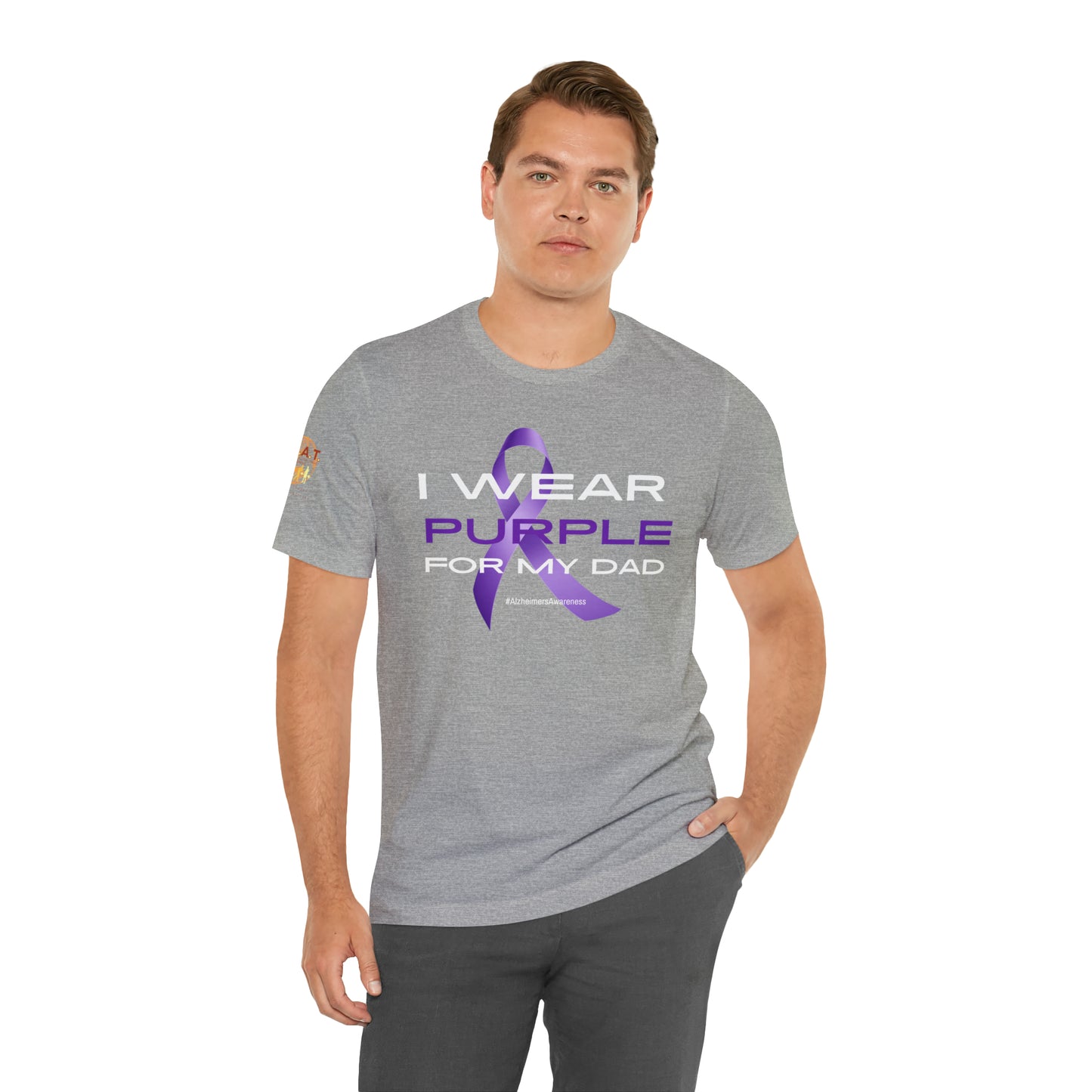 Purple for a Purpose - Dad Short Sleeve Tee