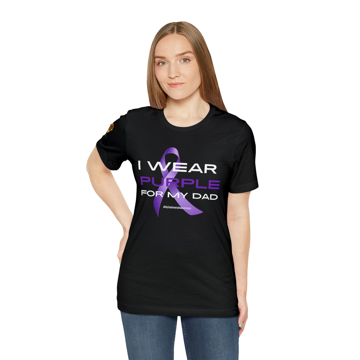 Purple for a Purpose - Dad Short Sleeve Tee