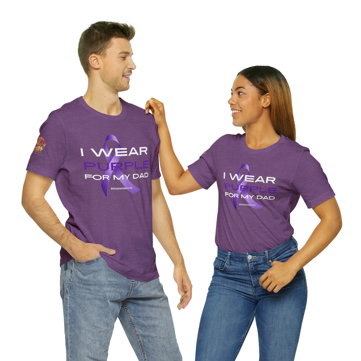 Purple for a Purpose - Dad Short Sleeve Tee