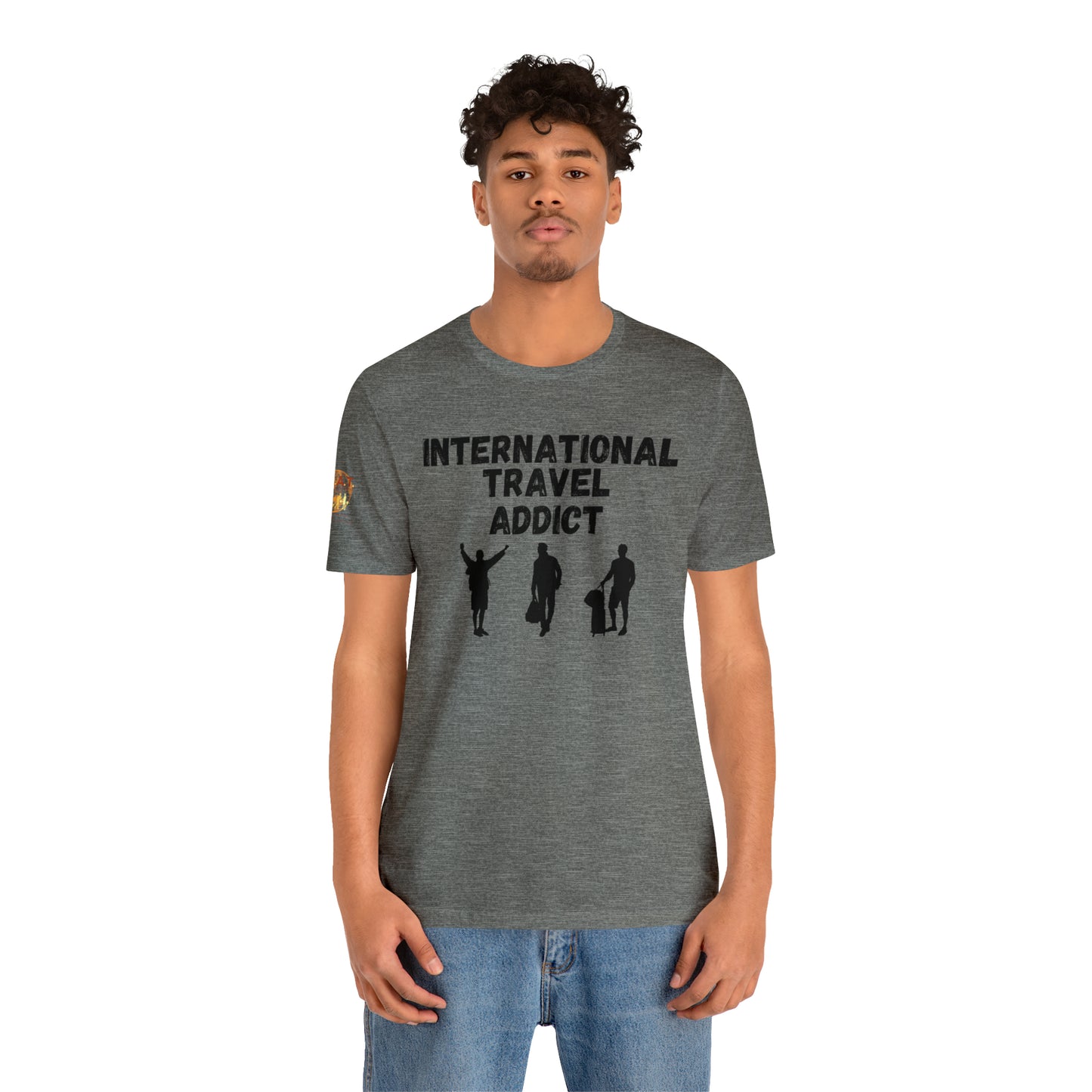 International Travel Addict - Men's Short Sleeve Tee