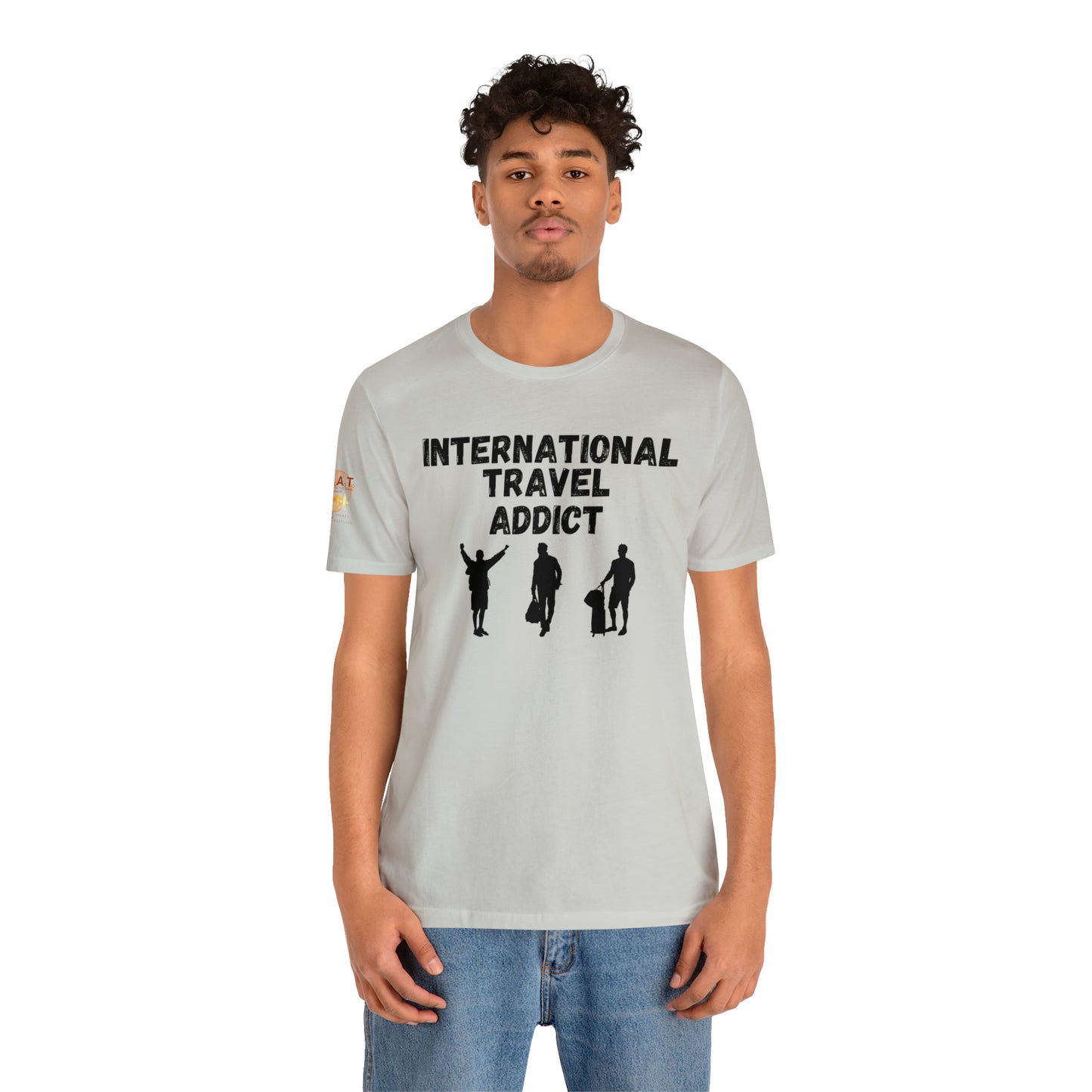 International Travel Addict - Men's Short Sleeve Tee
