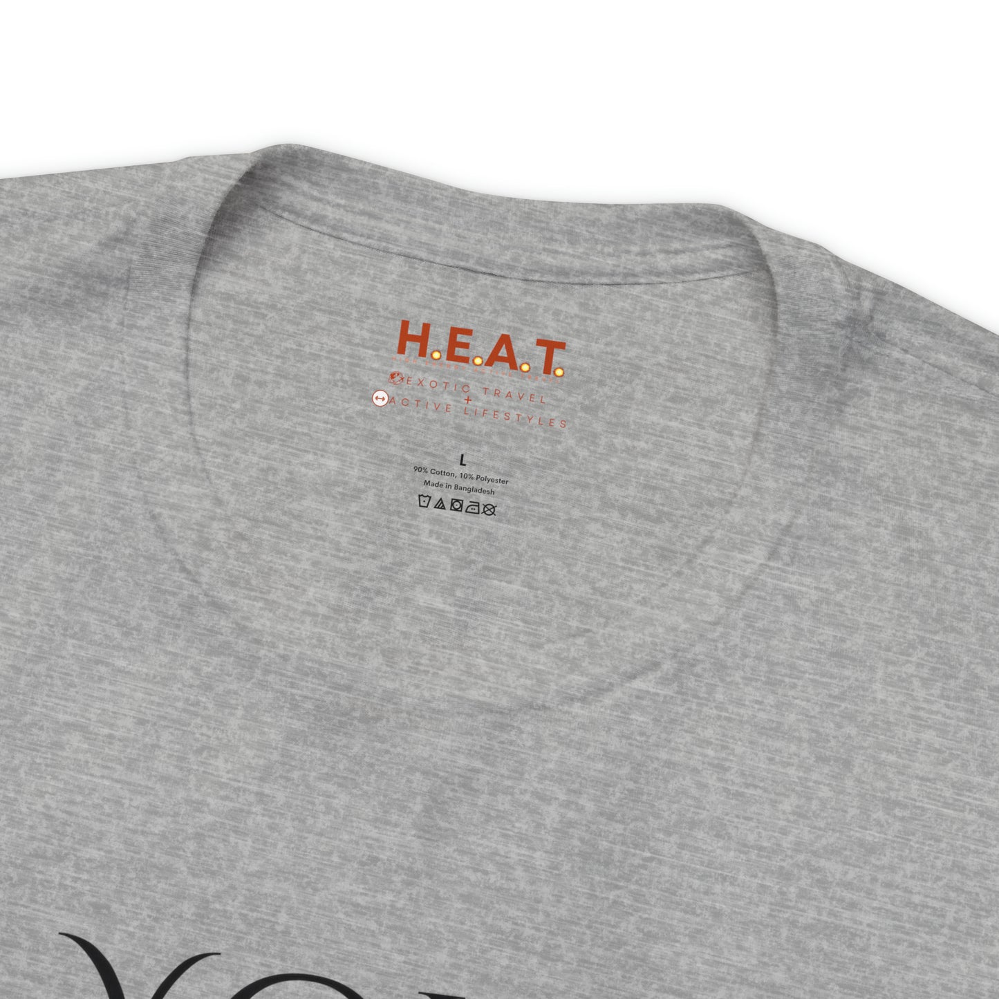 Your Comfort Zone Will Kill You H.E.A.T. Logo Short Sleeve Tee